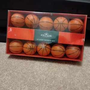 Kurt S. Adler 10 Basketball Lights Novelty Set